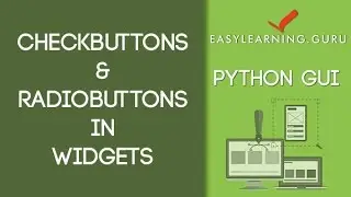 Checkbuttons & Radiobuttons in Widgets - PythonGUI Course Video