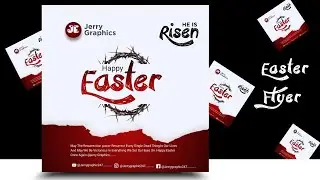 Easter Flyer Design In Pixellab / Tutorial for Beginners / Easter Sunday 