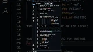 GUI with Tkinter-6: Button command