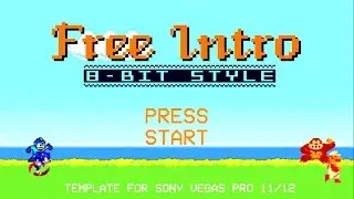 8 Bit Gaming Intro Template For Free Download Sony Vegas