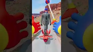 Skibidi Toilets & Speakermans VS Pomni`s Hands & Leg Trap Crush – BeamNG.drive