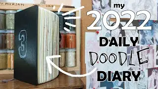 I tried to draw EVERY DAY FOR A YEAR (again)🌼 3 lessons I learned🌼 [Eng CC]
