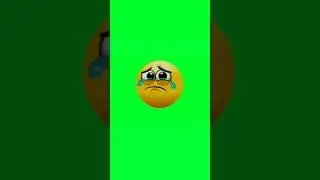 Emotional 😭 Emoji Animation Green Screen || Chroma Key 