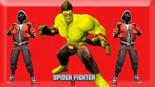 hulk with spider man 😲🦸‍♂️ in spider fighter 3 _ gameplay in spider fighter 3 games