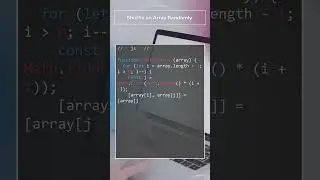 JS - How to randomly shuffle the elements of an array in 
