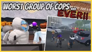 WORST Group Of COPS EVER!! | ERLC Roblox Roleplay