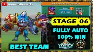 Lords mobile Grim Wolf limited challenge stage 6 auto|Limited Challenge Bloodlust stage 6 Auto