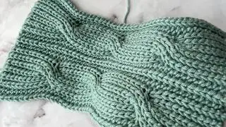 🔥✨ You will never believe that this braid is so easy to knit! Crochet like knitting
