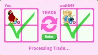 What people trade for MEGA NEON FLY RIDE PARROT in adopt me | Roblox