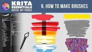 How to Create Brushes in Krita - Krita 5 for Beginners (Lesson 9) 🖌️