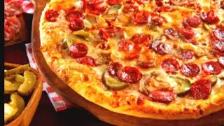 Вкуснющая ПИЦЦА с ОХОТНИЧЬИМИ КОЛБАСКАМИ! Как приготовить пиццу дома | Рецепт пиццы дома |