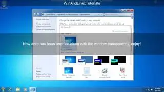 [Windows 7 Starter and Home Basic] Get aero with transparent glass and the personalization menu