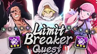 TRIPLE MAX TRANSCENDED TEAM VS LIMIT BREAKER QUEST! Bleach: Brave Souls!