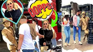 Scary Human Statue Prank | Pranks In Dublin, Ireland 🇮🇪