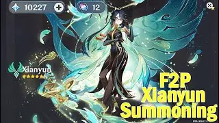 F2P Xianyun Summoning | 4.4 Xianyun Banner Pulls | Genshin Impact 2024 🔥🔥