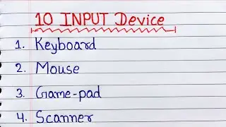 input device | input device name | 10 input device name in english | input devices of computer