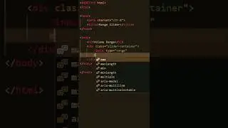 Range Slider in HTML | Increase volume using range 