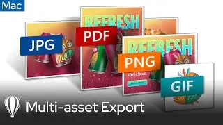 Multi-Asset Export | CorelDRAW for Mac