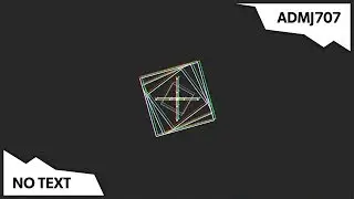 (No Text) 2D Geometric Shapes Intro - After Effects Template | Black and White RGB Glitch - Patreon