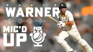 David Warner is Mic'd up for his 100th Test in a Boxing Day special I Fox Cricket