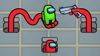 Playing AMONG US With An OP IMPOSTOR!