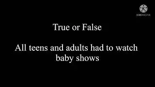 True or False #1