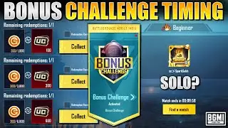 🤔BONUS CHALLENGE UC EXPIRE, TIMING, SOLO MATCH? || CUSTOM PACK IN UC UP EVENT?
