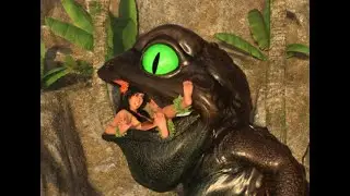 Demon Toad Eats Hula Dancer