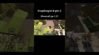 Snapdragon 8 gen 2 Shaders Minecraft pe 1.21 1080p