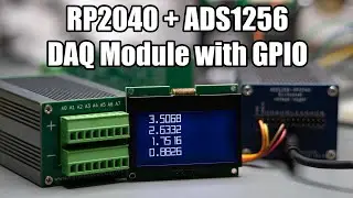ADS1256-RP2040 GPIO Front Panel - Finished!