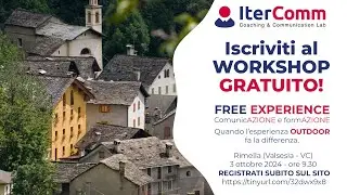 WORKSHOP GRATUITO - FREE EXPERIENCE ITERCOMM