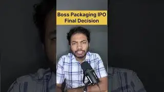 Boss Packaging IPO Apply or Avoid? 🔥| Latest IPO GMP 