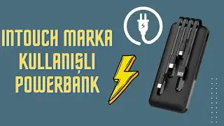 Çekilişle Powerbank Hediye Ediyoruz - Intouch Marka 10.000 mAh Kapasiteli Powerbank