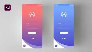 Login/Signup Page | Adobe XD Tutorial for Beginners