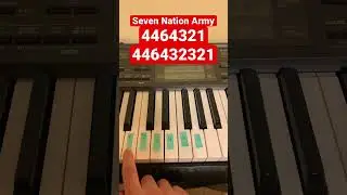 How To Play The Seven Nation Army Riff | Easy Piano Tutorial 