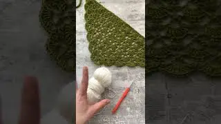 Ажурная косынка крючком//МК уже на канале #nataliverezhu #crochet #30косынок