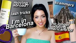 Shadow & Schmooze in Barcelona! moving abroad, where to next, how I've been doing my lashes...