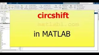 circshift in MATLAB