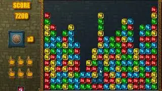 Интересная игра. Соберите разноцветные кристаллы онлайн.