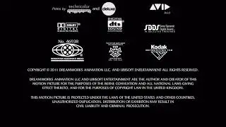 Ubisoft Entertainment Paramount Pictures Distribution DreamWorks Animation Closing Logos