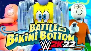 SpongeBob vs Patrick Star vs Squidward | WWE 2K22