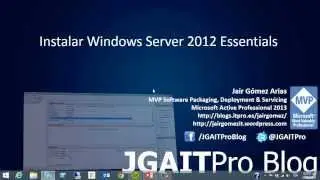 Instalar Windows Server 2012 Essentials