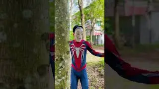 Alpha Hero Plays Chucky Version Squid Game | Spidergirl Lost Her Head - Who Wins? #shorts #squidgame