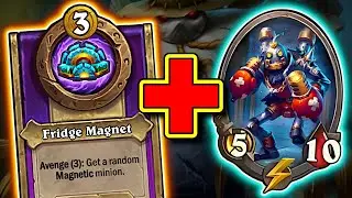 Free Magnetics Every Fight! | Hearthstone Battlegrounds