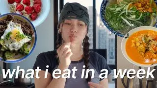 what i eat in a week | simple home cooked meals