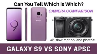 Samsung Galaxy S9 VS. Sony Mirrorless Blind Camera Comparison - Can You Tell The Difference?