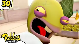 A zombie among rabbits? 🧟🎃 Halloween 2024 | RABBIDS INVASION 🐰 | 30mn Compilation | Cartoon for kids