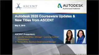 ASCENT Webcast: Autodesk 2020 Courseware Updates