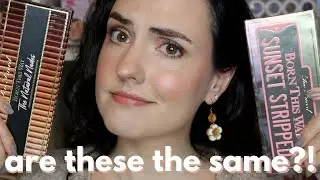 NEW Too Faced Born This Way Sunset Stripped | Are These the SAME? Comparison with Natural Nudes