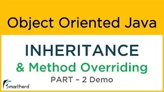 Java INHERITANCE and METHOD OVERRIDING Part-2 Demo. Object Oriented Java Tutorial #15.2